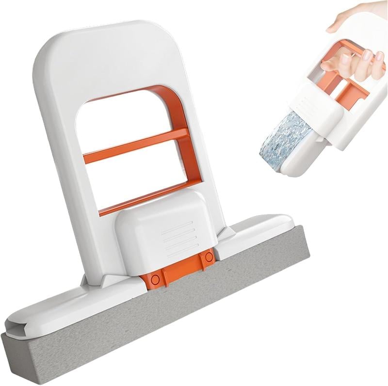 Foldable Mini Mop – Portable Self-Squeeze Cleaning Mop for Kitchen, Bathroom & Car