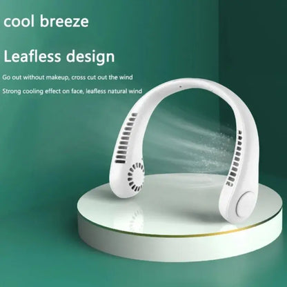 Portable Bladeless Hanging Rechargeable Neck Fan