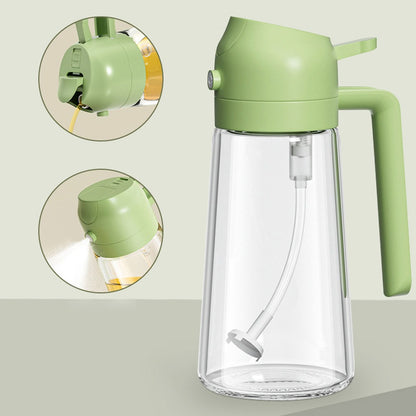2-in-1 Oil Sprayer Bottle – Spray & Pour Kitchen Dispenser (450ML)