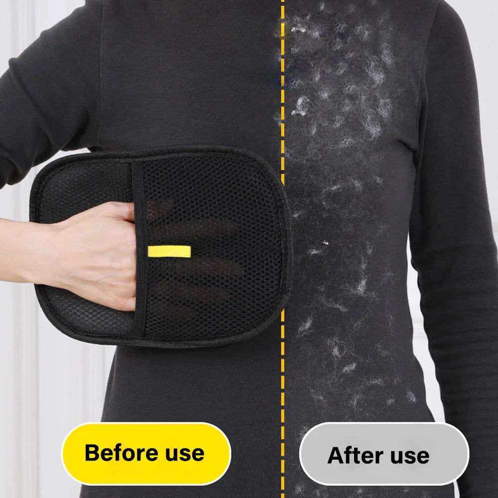 2-in-1 Pet Grooming & Massage Gloves – Efficient Hair Remover for Dogs & Cats