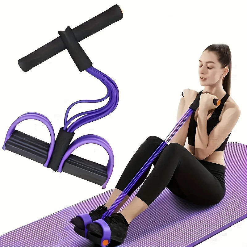 Foot Pedal Resistance Band – Elastic Sit-Up & Pull Rope Trainer