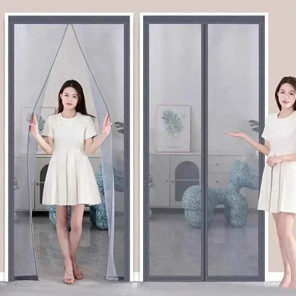 Magnetic Auto-Close Mosquito Door Curtain – Hands-Free Insect Protection Screen