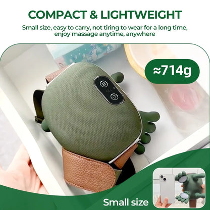 Smart Finger Pressure Neck Massager – Deep Kneading Heated Pain Relief Device