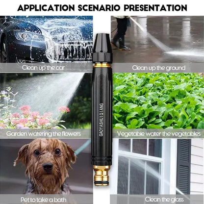 High Pressure Water Spray Gun – Adjustable Hose Nozzle for Car Wash & Gardening