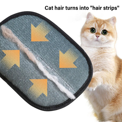 2-in-1 Pet Grooming & Massage Gloves – Efficient Hair Remover for Dogs & Cats