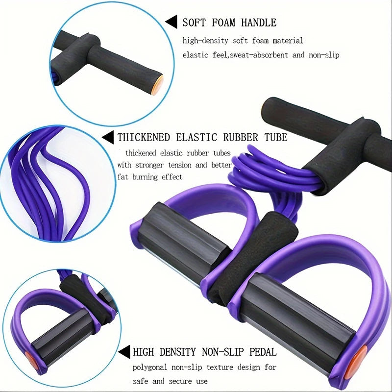 Foot Pedal Resistance Band – Elastic Sit-Up & Pull Rope Trainer