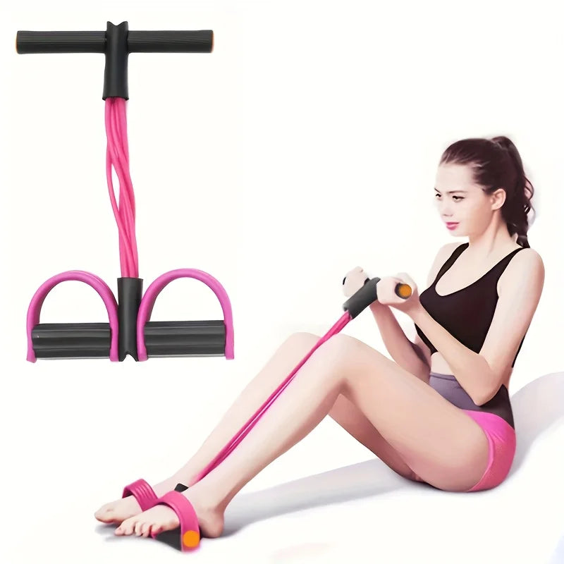 Foot Pedal Resistance Band – Elastic Sit-Up & Pull Rope Trainer