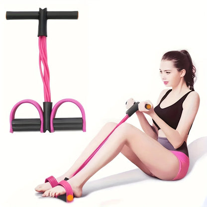 Foot Pedal Resistance Band – Elastic Sit-Up & Pull Rope Trainer