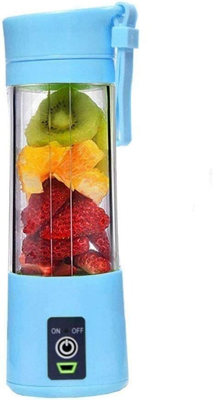 Portable USB Juicer Blender – Rechargeable Smoothie Maker (6 Blades)