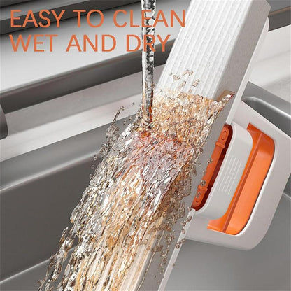 Foldable Mini Mop – Portable Self-Squeeze Cleaning Mop for Kitchen, Bathroom & Car