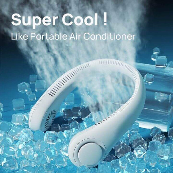 Portable Bladeless Hanging Rechargeable Neck Fan