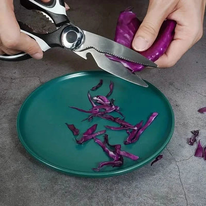 Multipurpose Kitchen Scissor – Stainless Steel with Bottle Opener & Nut Cracker